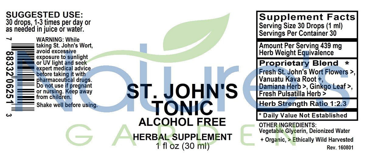 St. John's Tonic /Mood-Aid Alcohol-Free 1 oz