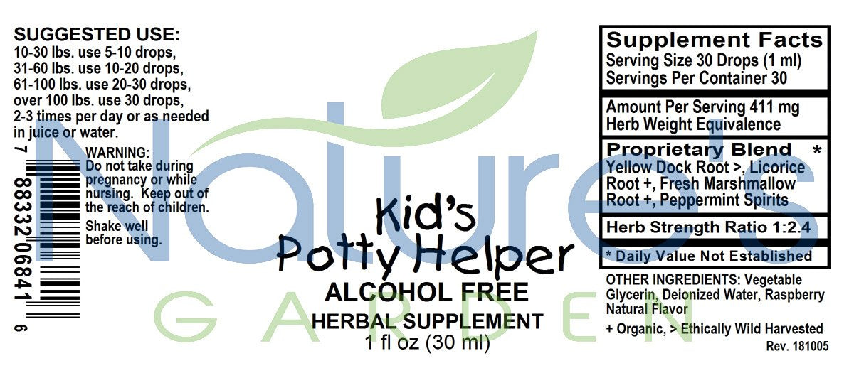 Kid's POTTY HELPER - 1 oz Liquid Herbal Formula