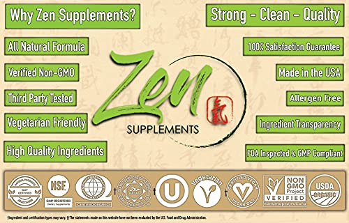 Zen Supplements - Superzymes Multi-Enzyme Formula containing Pepsin, Bromelain, Papain, Pancreatin, Betaine HCL 180-Tabs