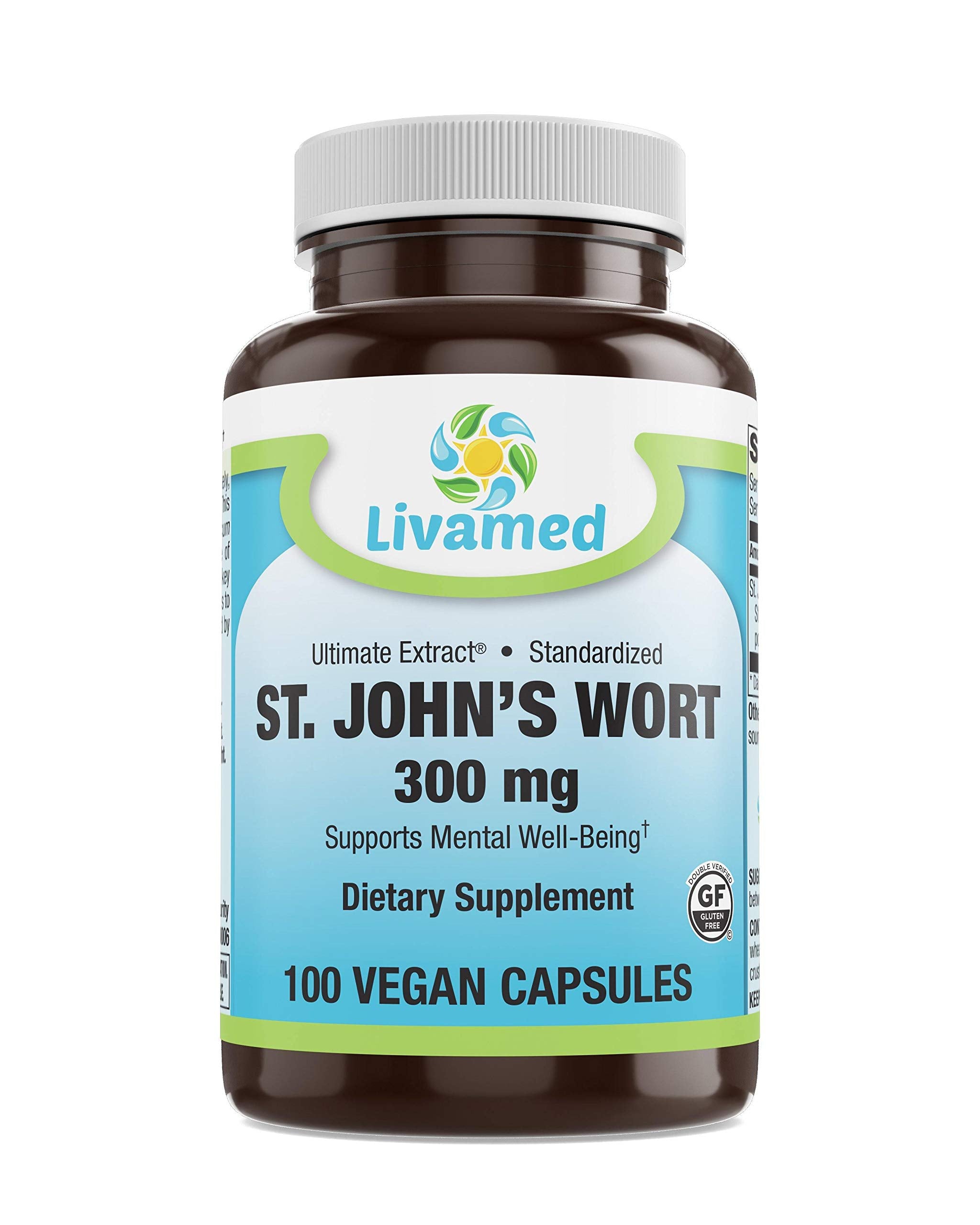 Livamed - St. John's Wort 300 mg Veg Caps 100 Count