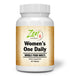 Zen Supplements - Women’s One Daily Organic Whole Food Multi-Vitamin 60-Tabs - Women's Multivitamin Made from Organic Whole Foods - Natural Energy Support & Wellness