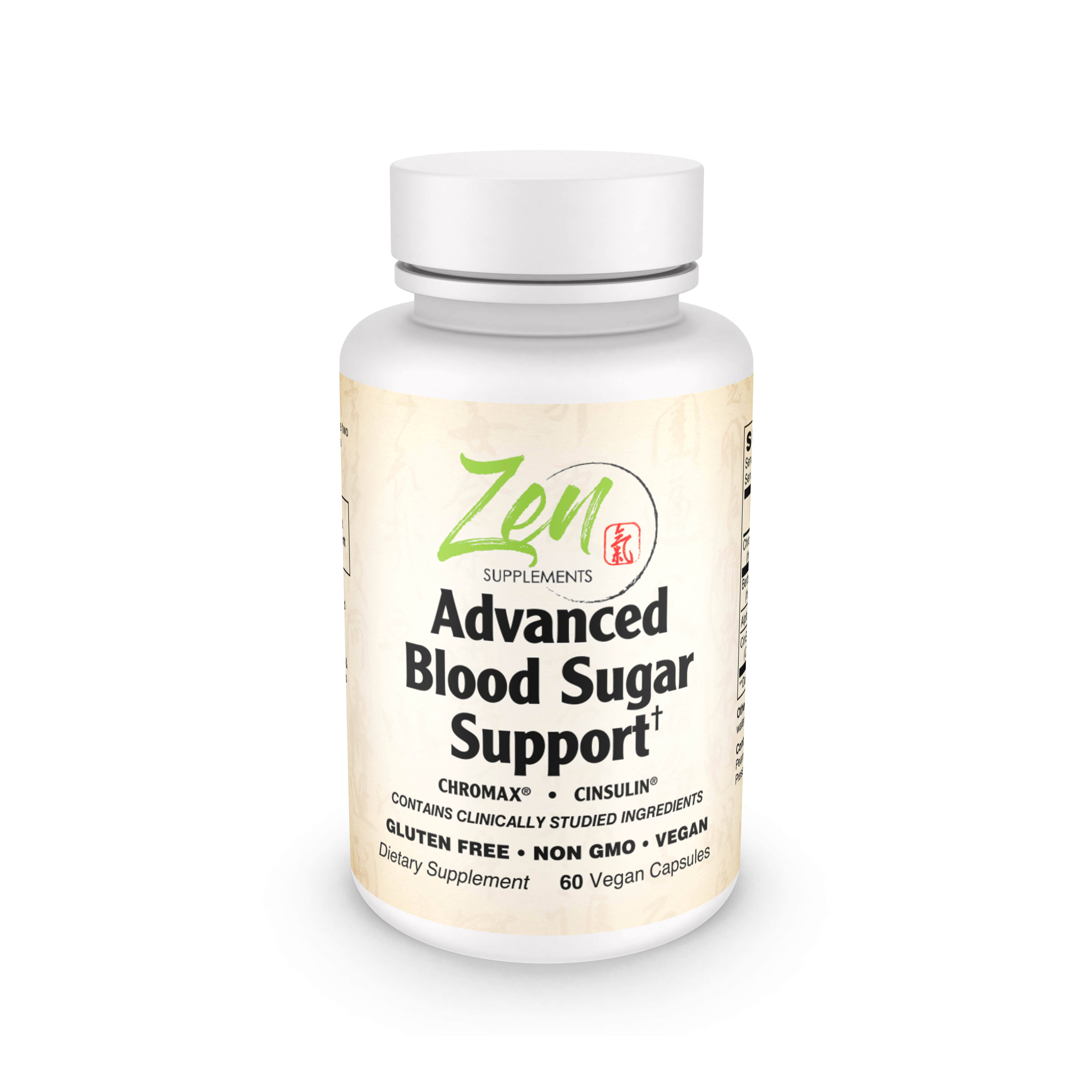 Advanced Blood Sugar Support Supplement - 60caps Glucose Control