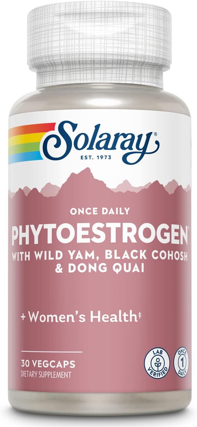 Solaray One Daily Phytoestrogen Supplement, 30 Count