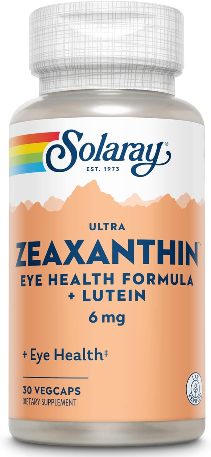 Solaray Ultra Zeaxanthin 6mg Capsules, 30 Count