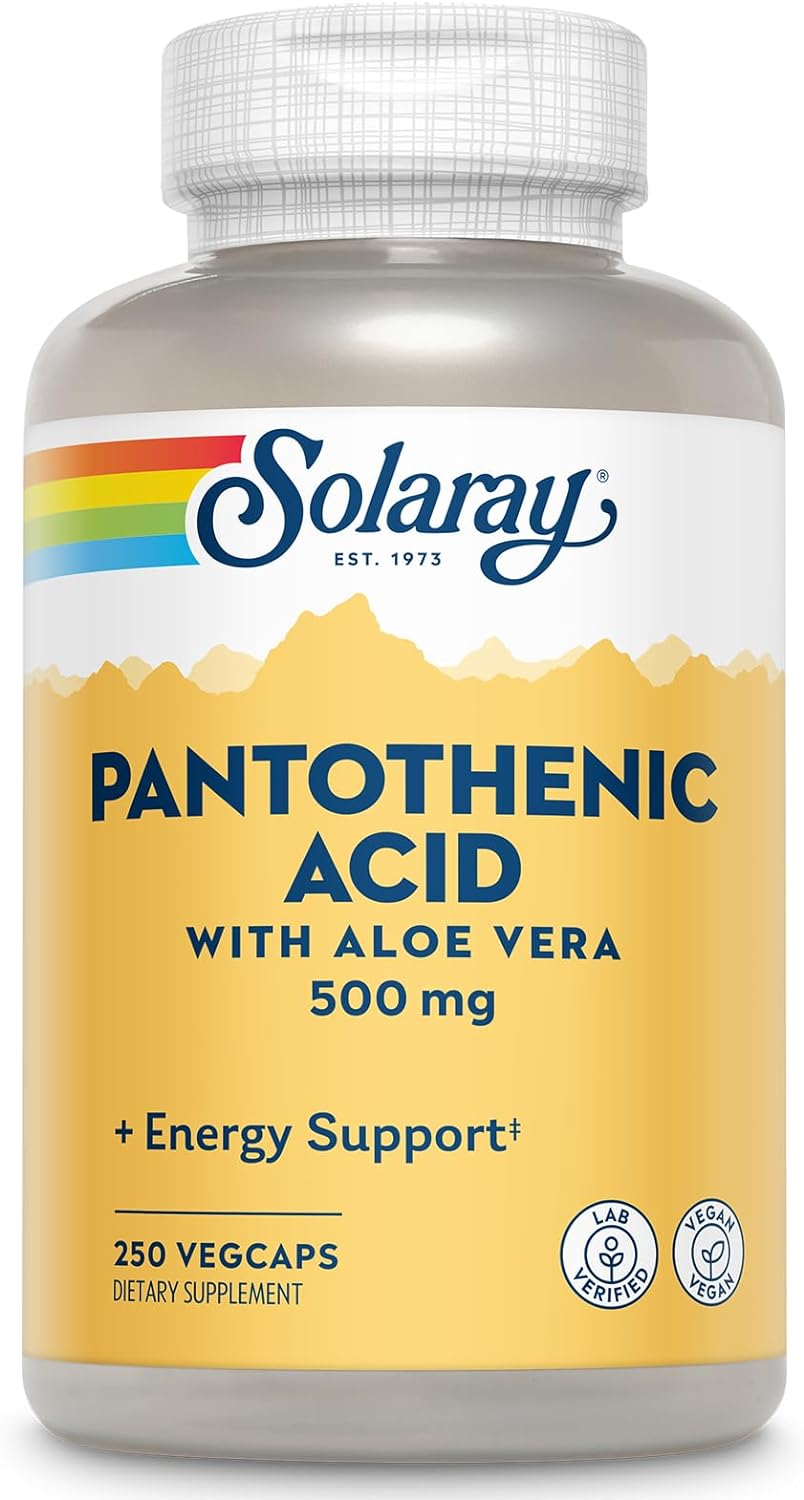 Solaray Pantothenic Acid 250ct VegCap
