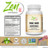 Zen Supplements - NAC 600 Plus - N-Acetyl Cysteine Antioxidant for Liver Support & Functions of Cleansing & Detoxification, Supports Respiratory Health, and Promotes Immune Function 60-Vegcaps