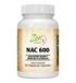 Zen Supplements - NAC 600 Plus - N-Acetyl Cysteine Antioxidant for Liver Support & Functions of Cleansing & Detoxification, Supports Respiratory Health, and Promotes Immune Function 60-Vegcaps