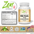 Zen Supplements - Milk Thistle Extract-Plus 175 Mg - Promotes Healthy Liver Function, Liver Health & Supports The Body’s Natural Cleansing & Detoxification Pathways 240-Caps