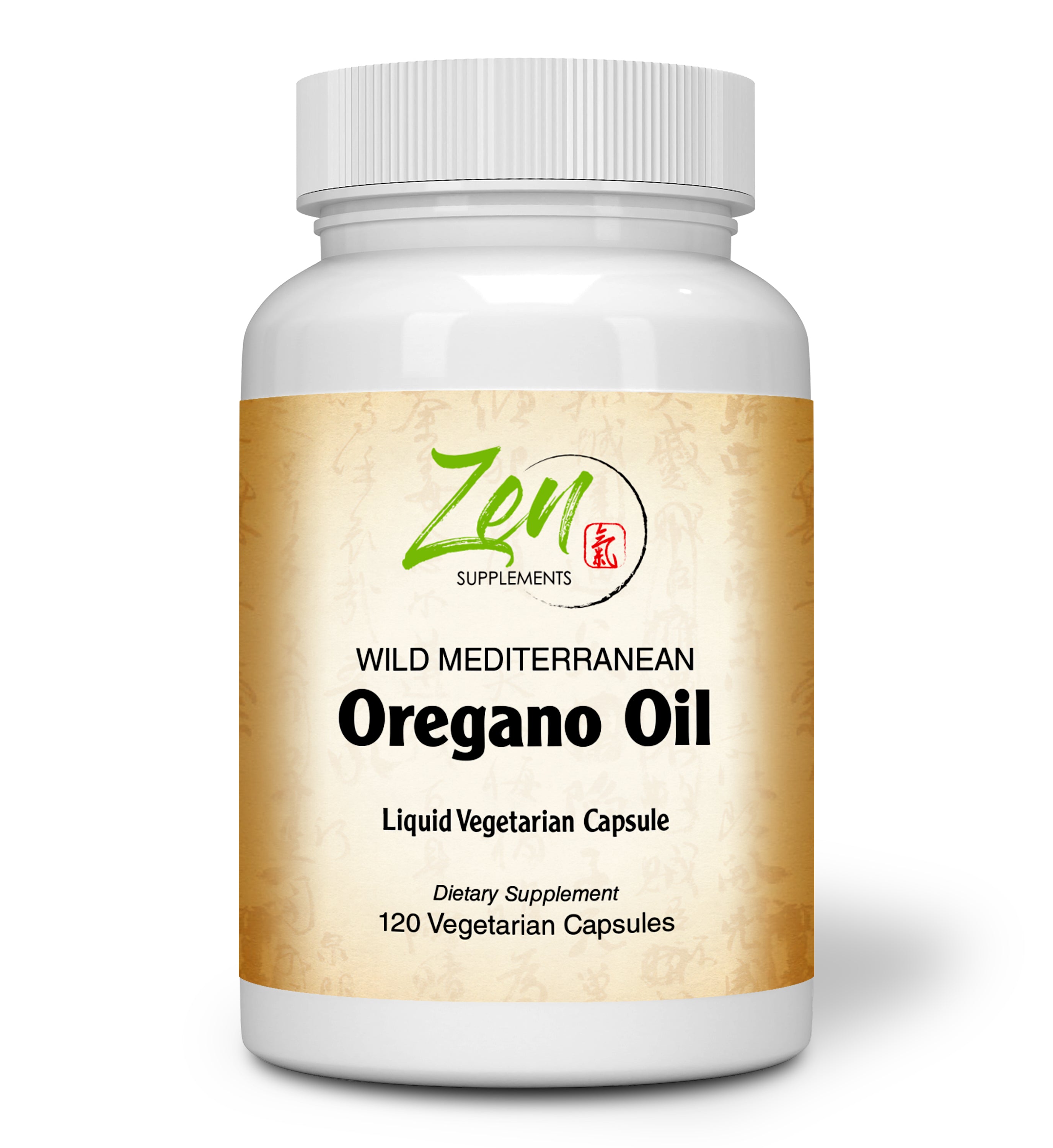 Zen Supplements - Oregano Oil Standardized to 45 Mg 70% Carvacrol - Immune and Intestinal Support for Healthy Digestive Flora 120-Vegcaps