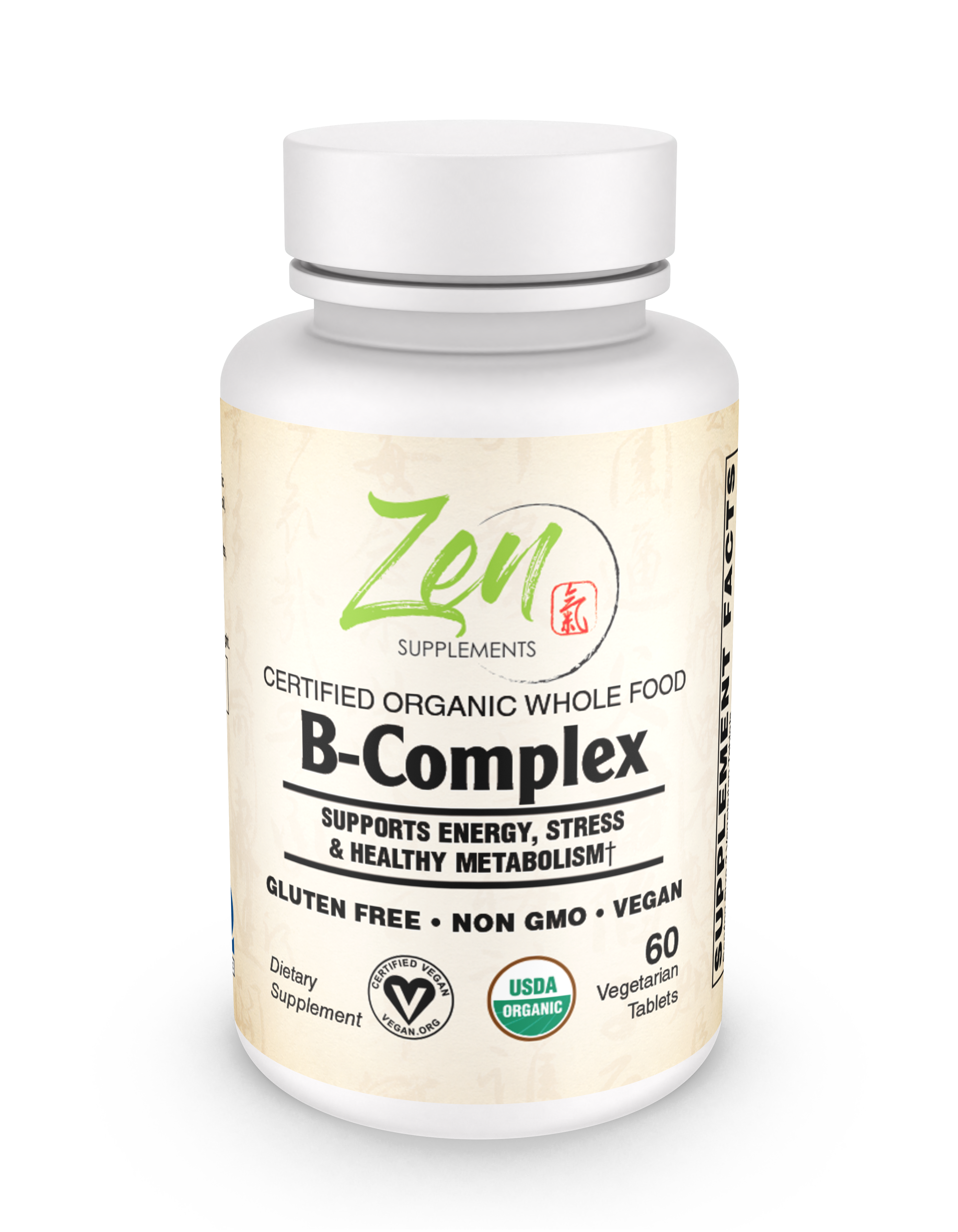 Organic Whole Food B-Complex 60 TAB