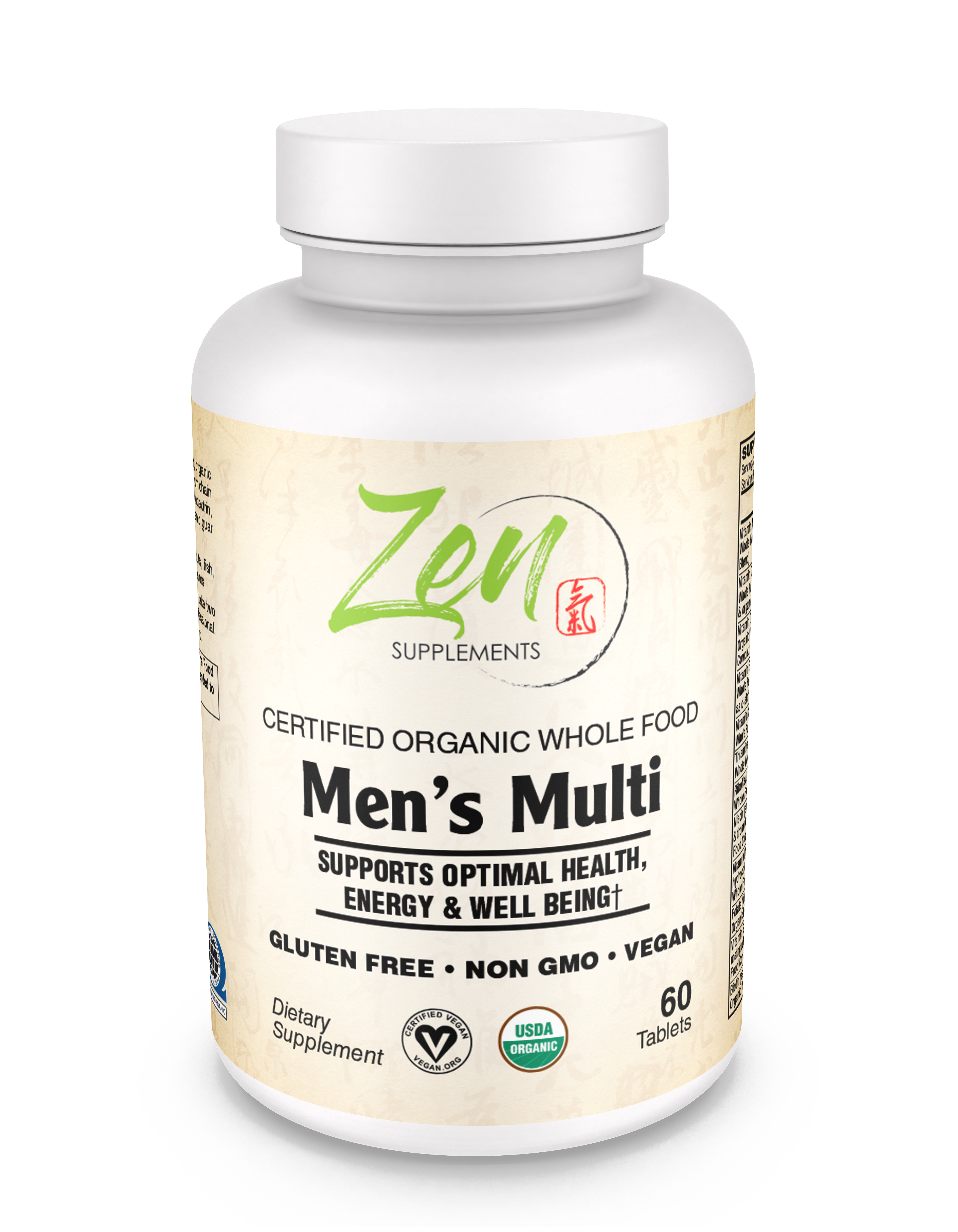 Organic Whole Food Men's Multivitamin 60 TAB