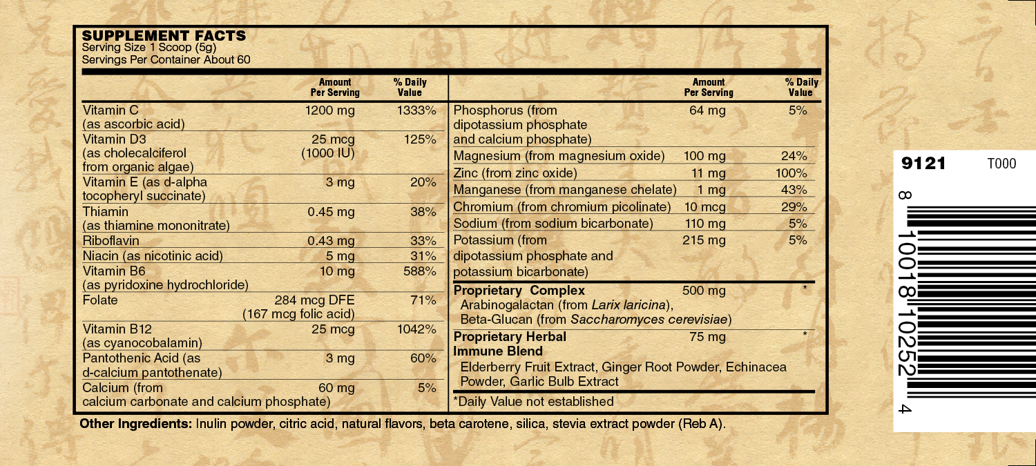 Immunolyte Fizz Powered Mix Immune Multivitamin Orange 300g