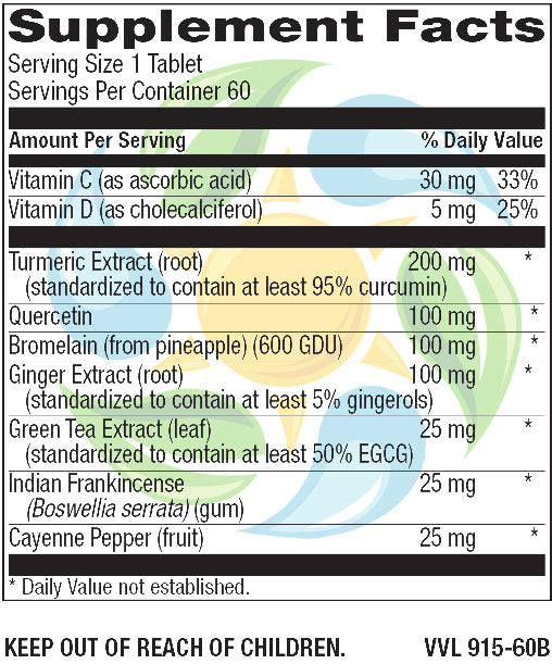 Inflatrol® Veg Tabs 60 Count