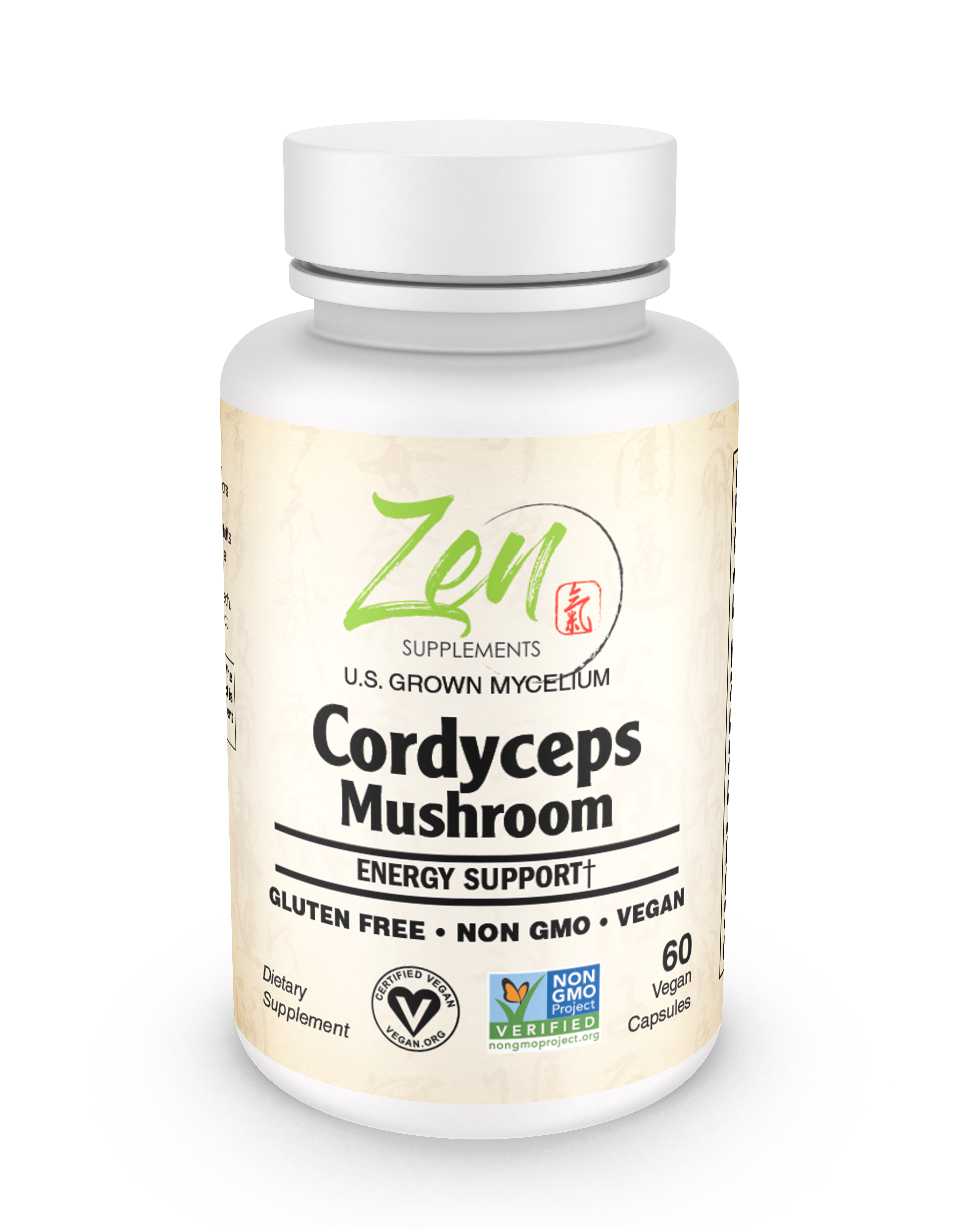 Organic Cordyceps Mushroom 60 VCAP