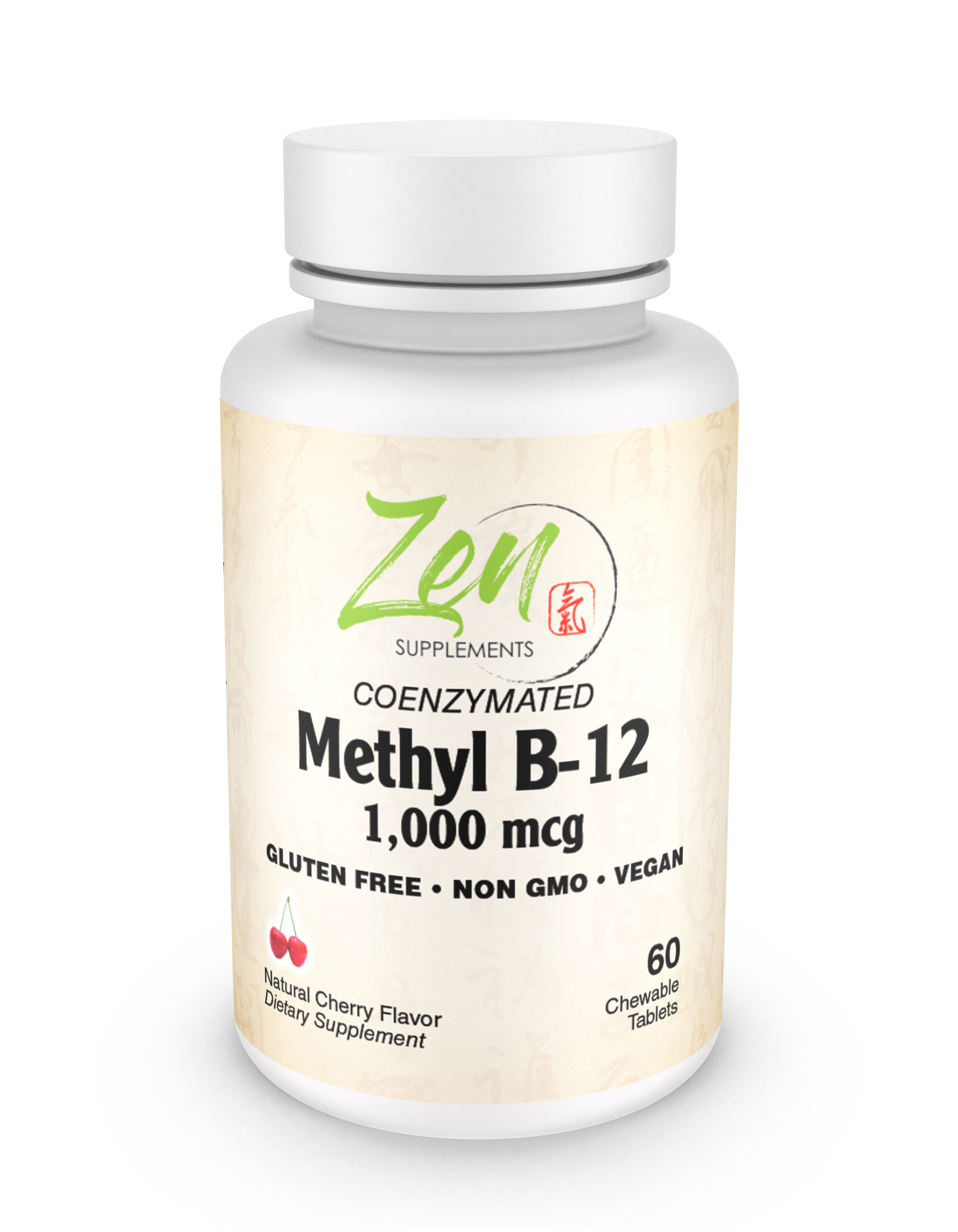 Coenzymated Methyl B-12 60 Chewable Tabs