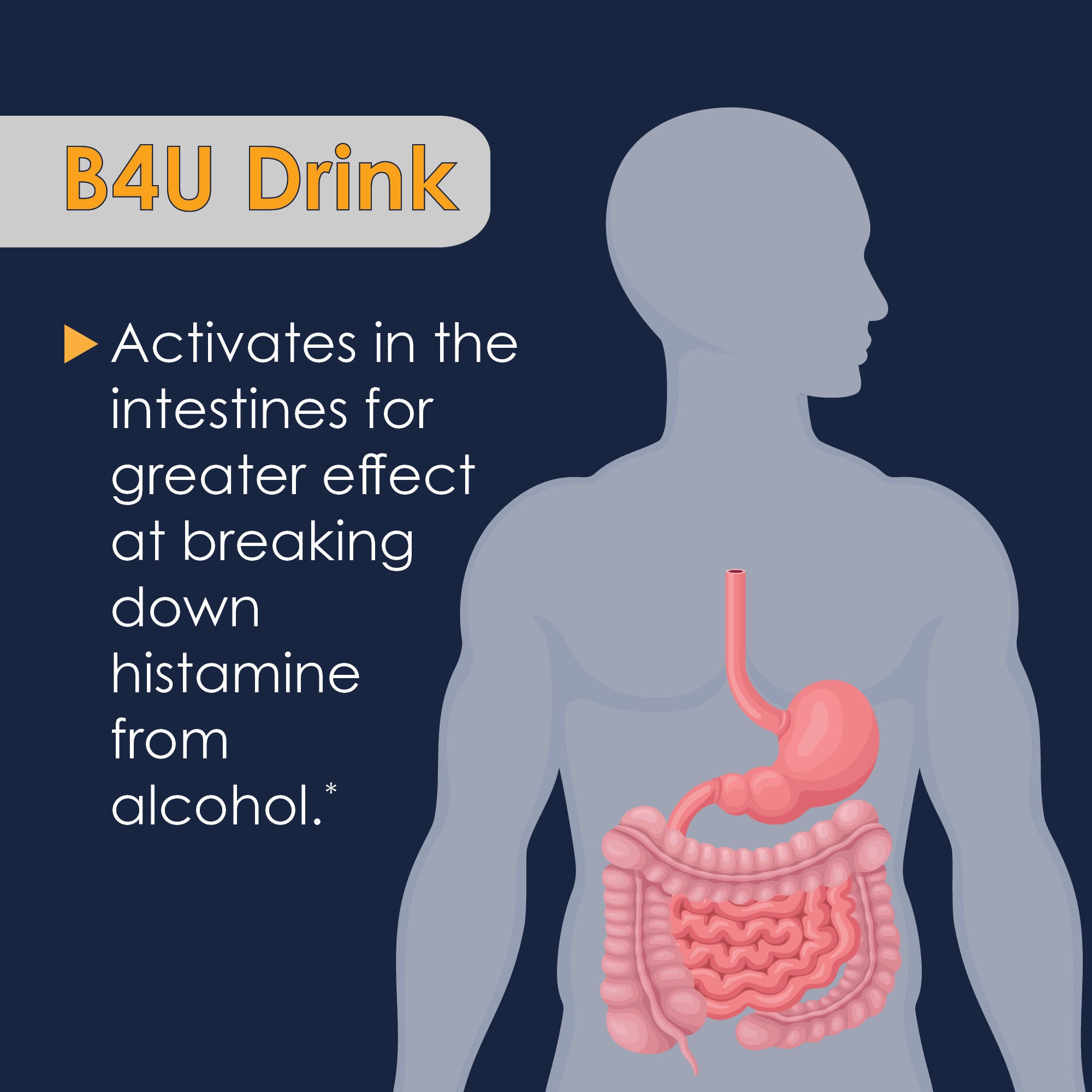 Option One B4U Drink - Hangover Prevention with DAO Enzymes
