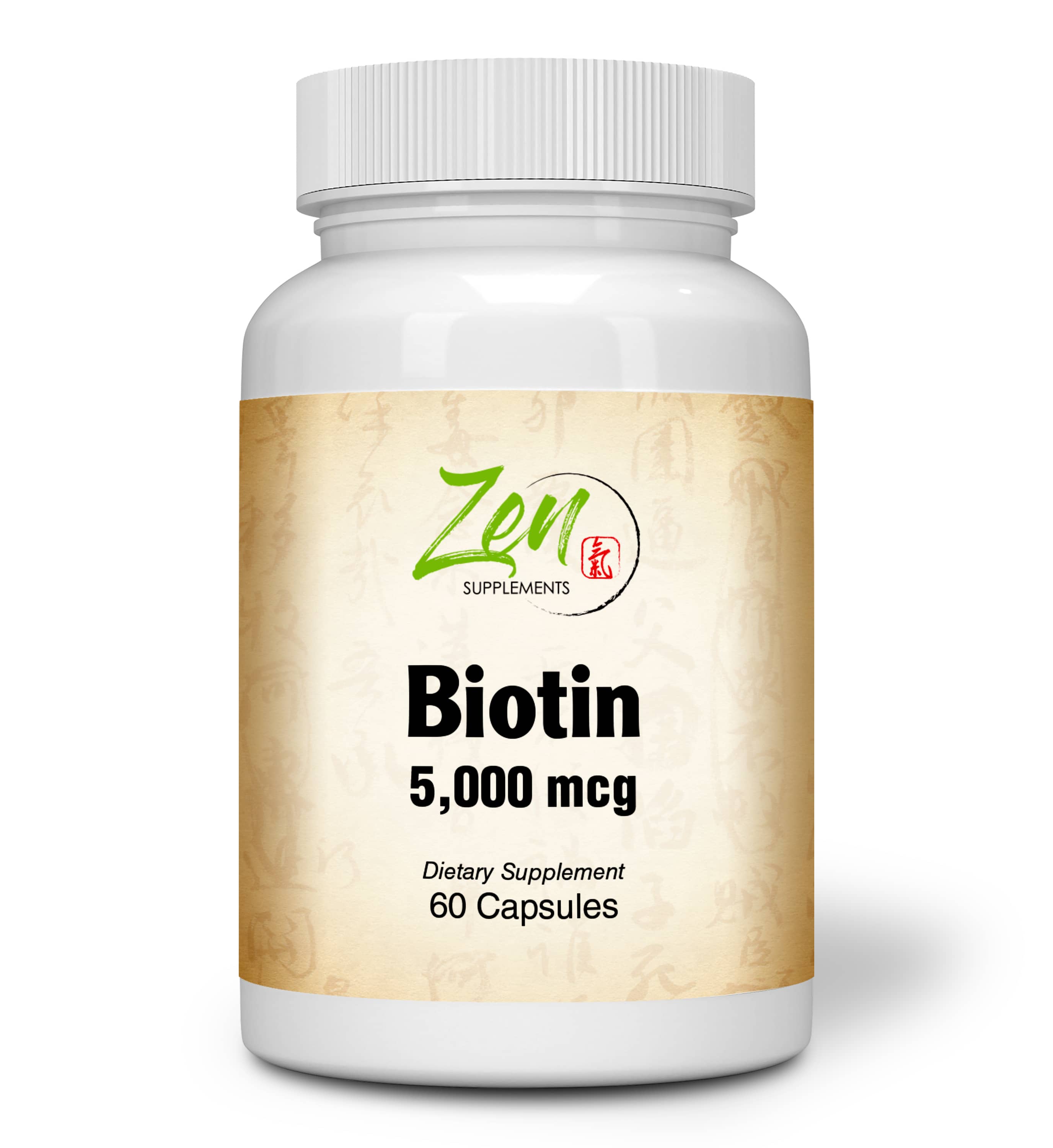 Biotin 5000mcg - 60 Caps