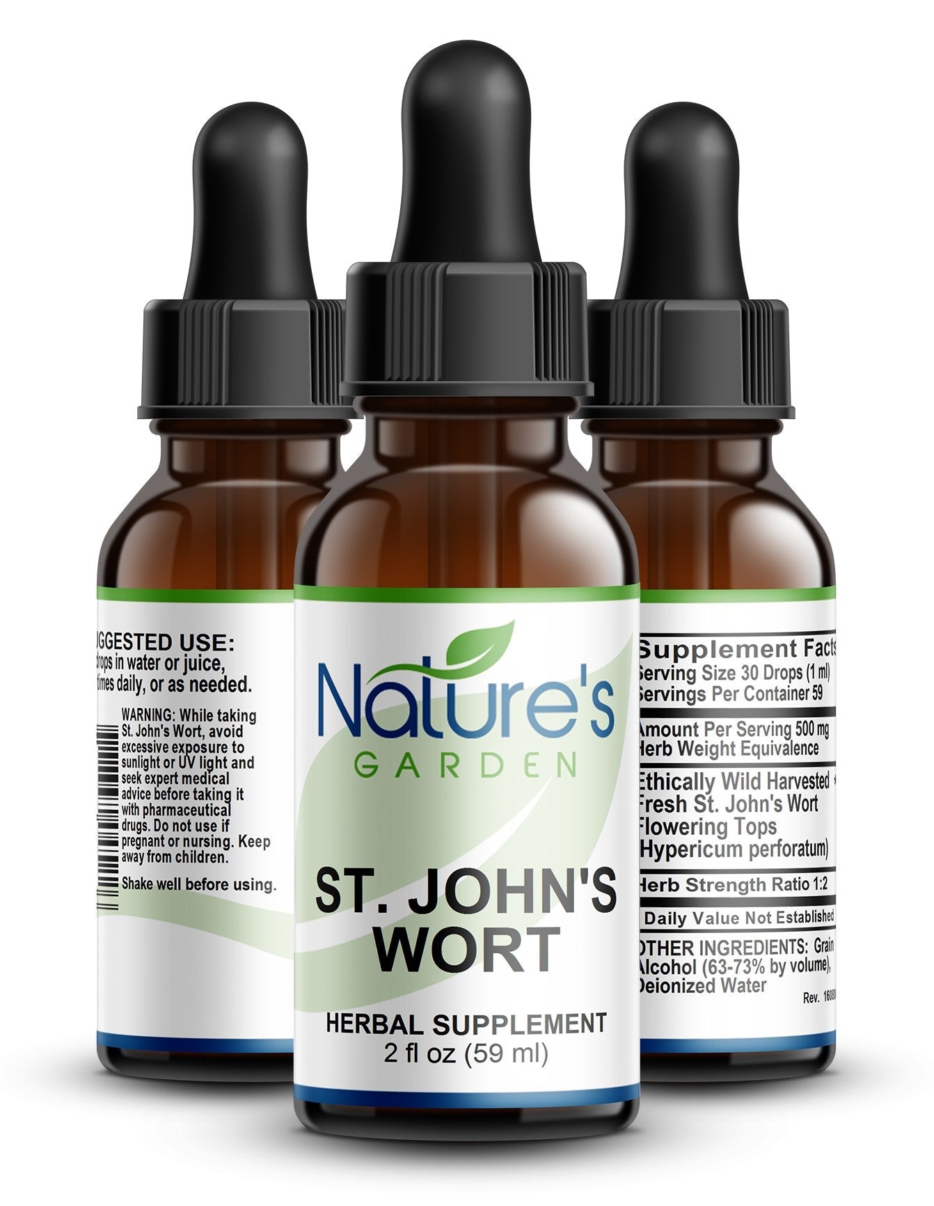St. John's Wort - 2 oz Liquid Single Herb