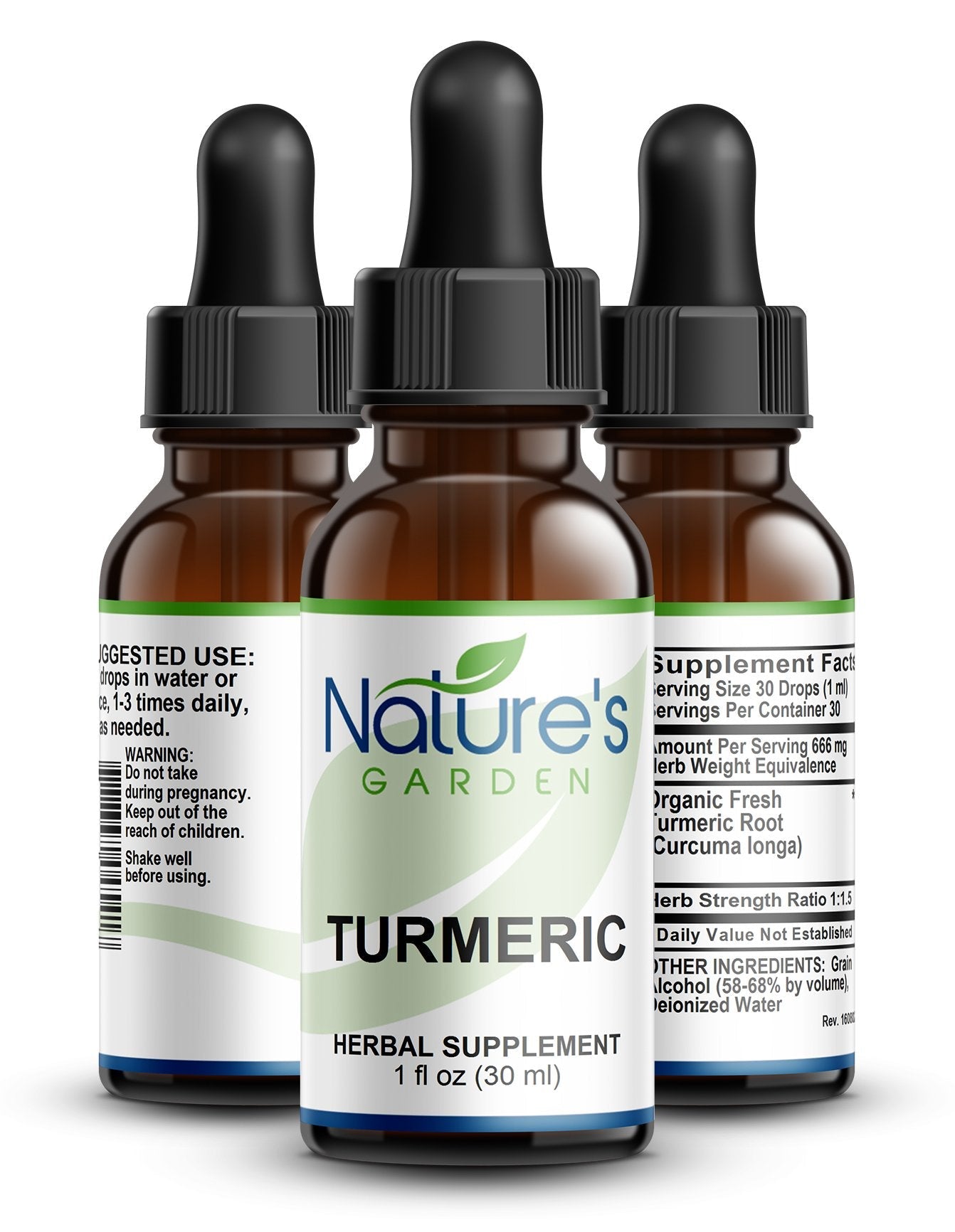 Turmeric - 1 oz Liquid Single Herb