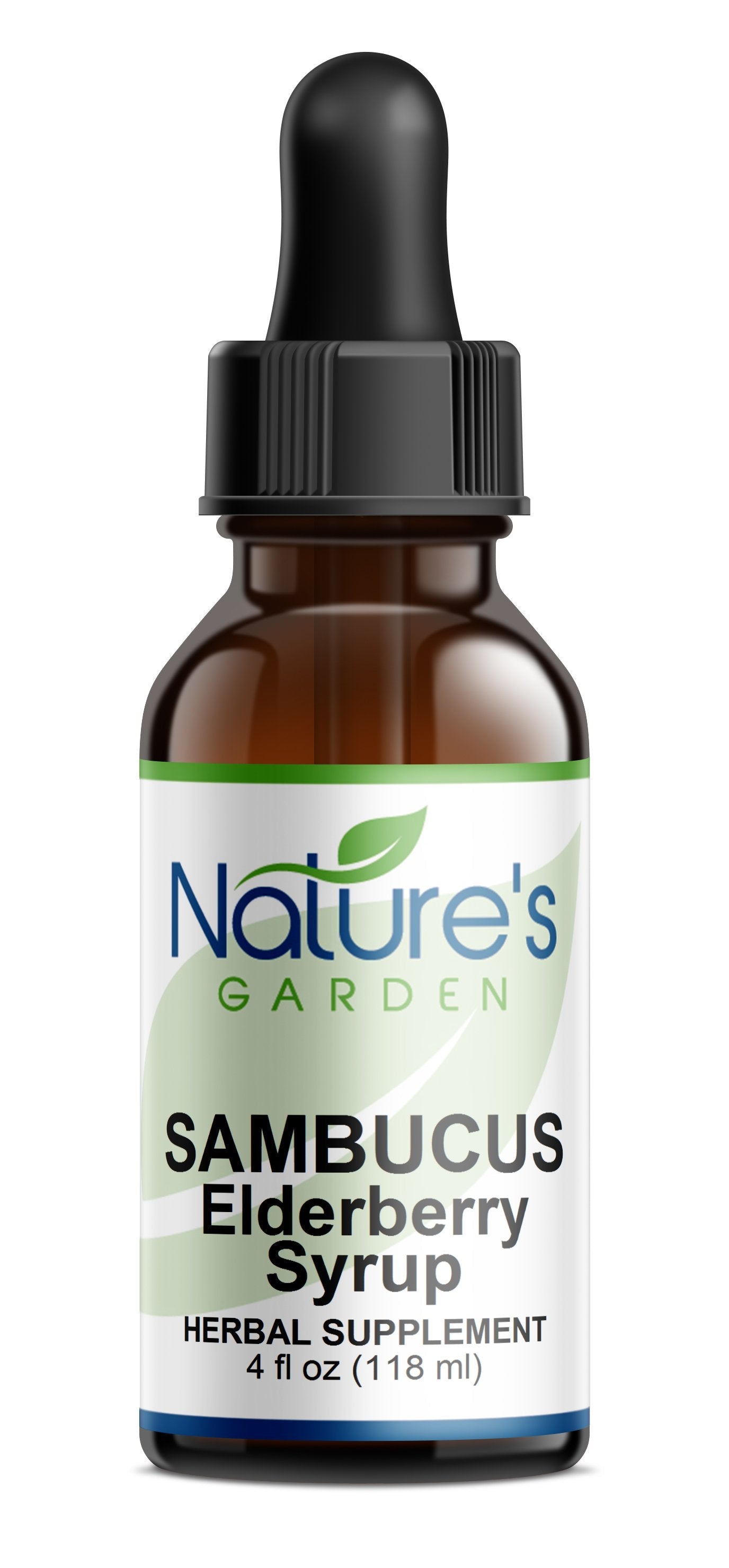 SAMBUCUS ELDERBERRY SYRUP - 4 oz Liquid Herbal Formula IMAGE PROBLEM