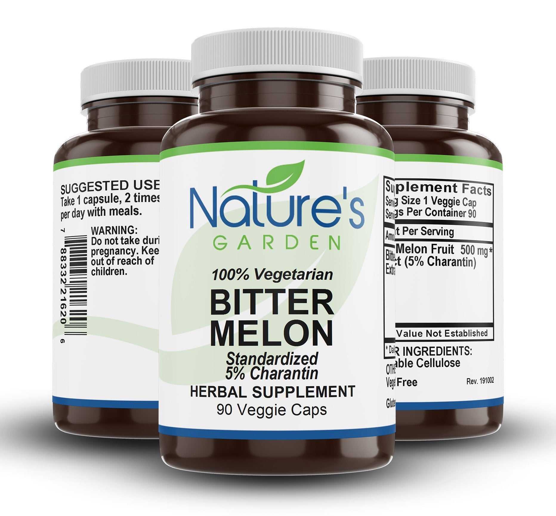 Bitter Melon - 90 Veggie Caps with 500mg Bitter Melon Extract