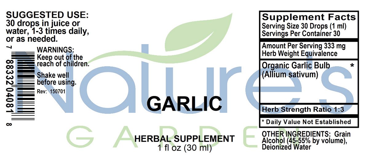 Garlic - 1 oz Liquid Single Herb