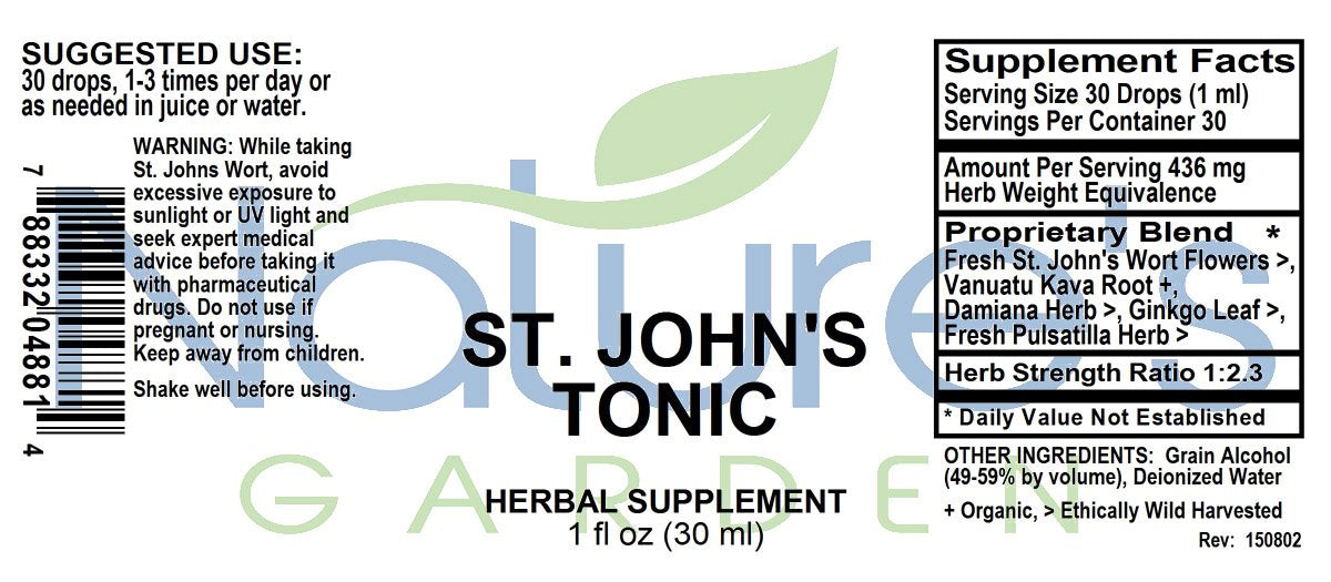 St. John's Tonic//Mood-Aid Liquid Extract 1 oz