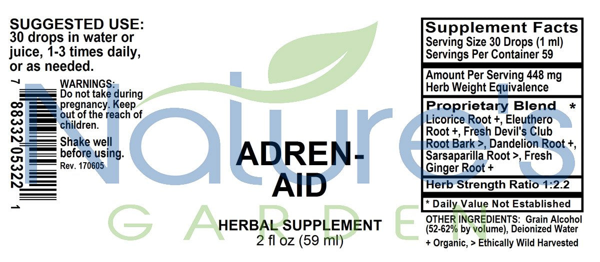 ADREN-AID - 2 oz Liquid Herbal Formula