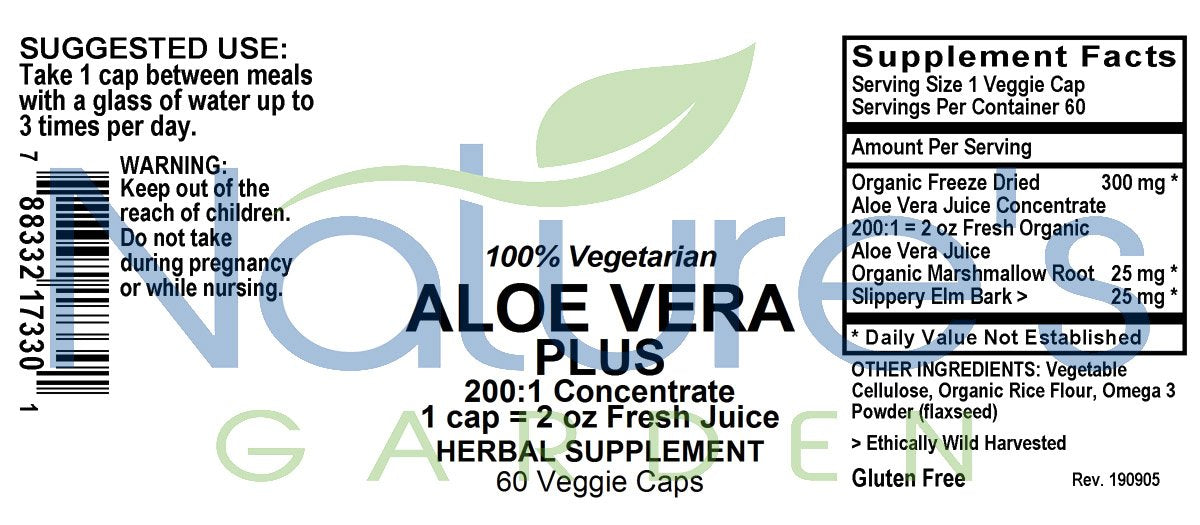 Aloe Vera Plus - 60 Veggie Caps