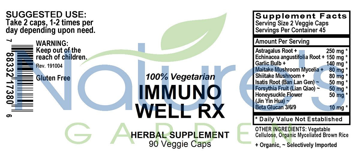 Immuno Well RX  - 90 Veggie Caps