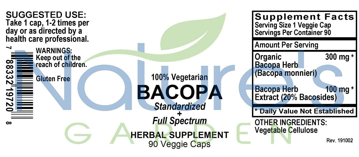 Bacopa - 90 Veggie Caps