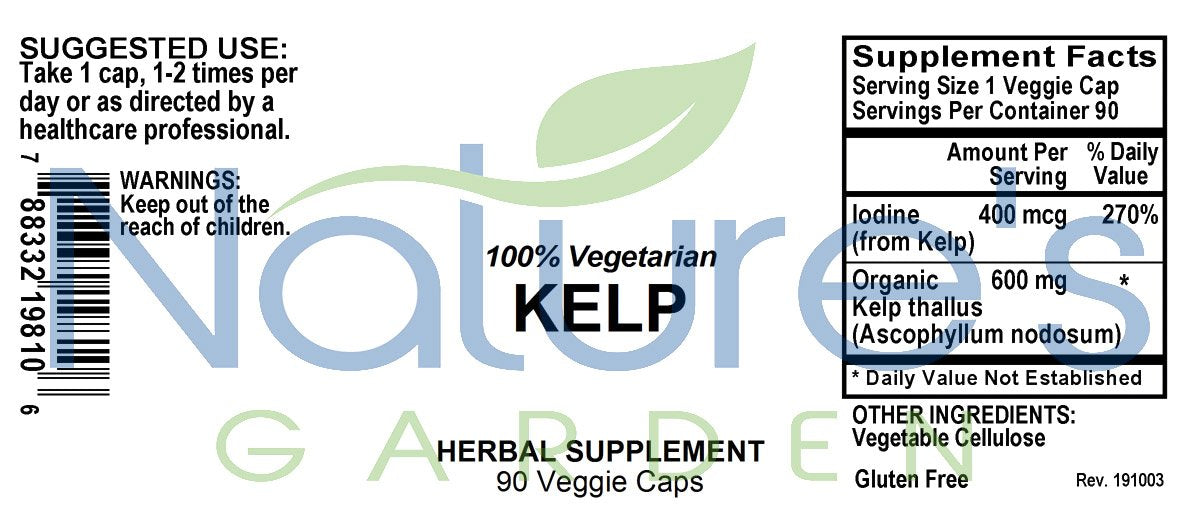 Kelp   - 90 Veggie Caps