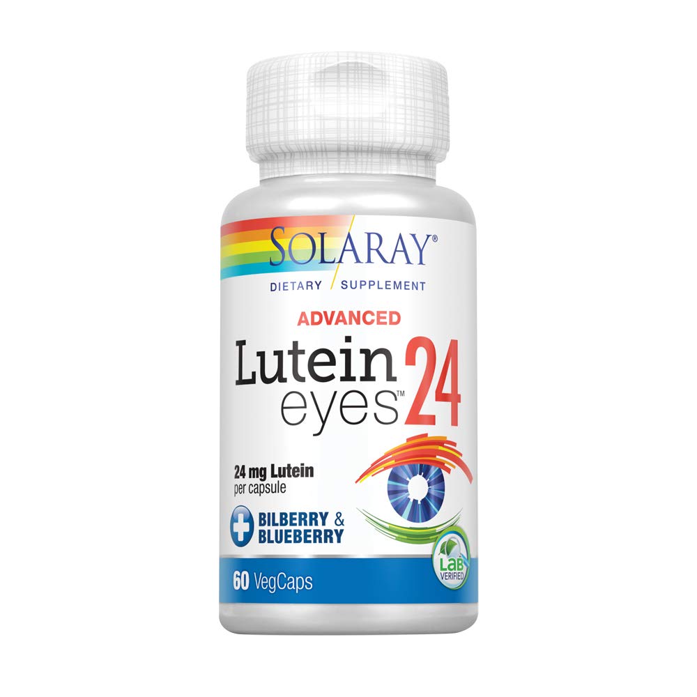 Solaray - Lutein Eyes Advanced, 24 mg, 60 Capsules