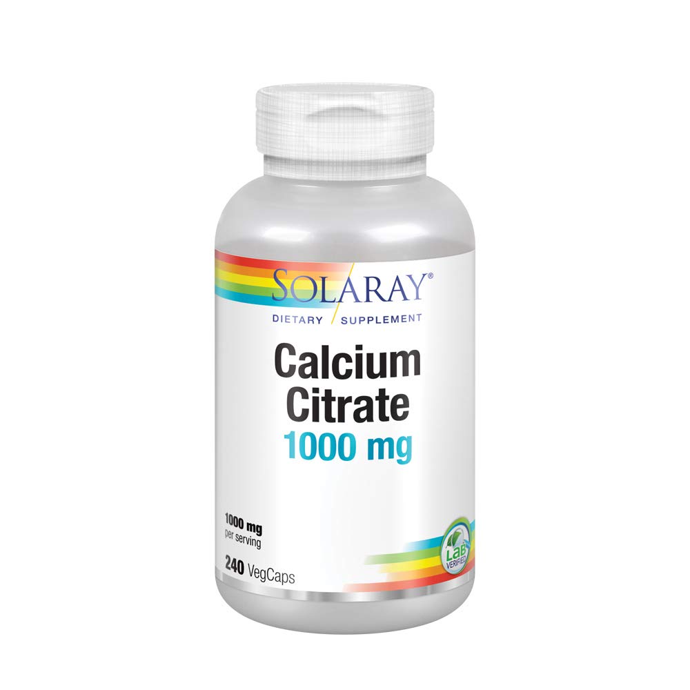 Solaray Calcium Citrate 240ct VegCap