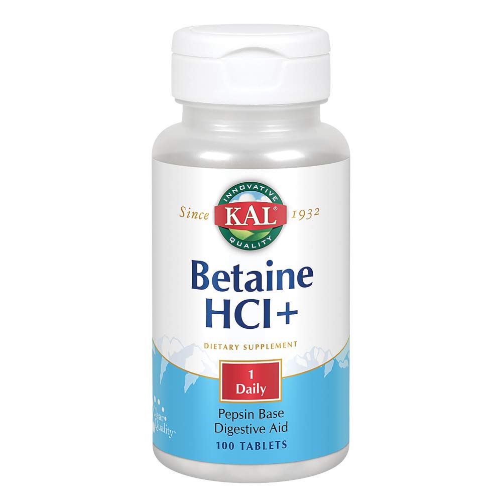 KAL BetaineHCl 100ct Tablet