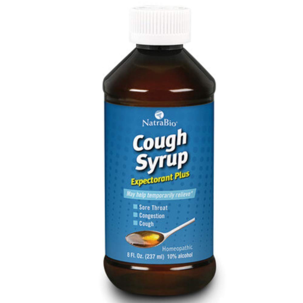 Natrabio Cough Syrup, Expectorant Plus, 8-Ounce Bottle