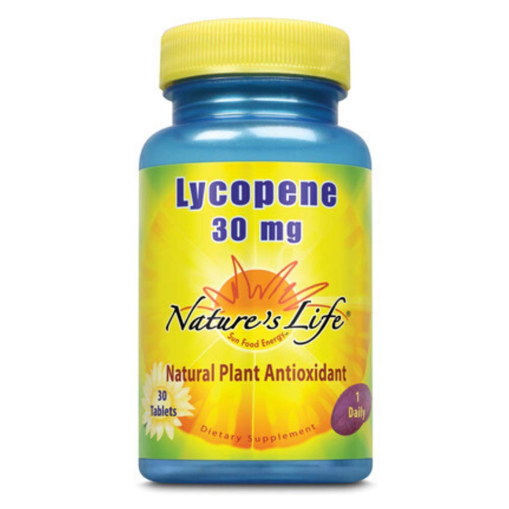 Nature's Life Lycopene Tablets, 30 Mg, 30 Count