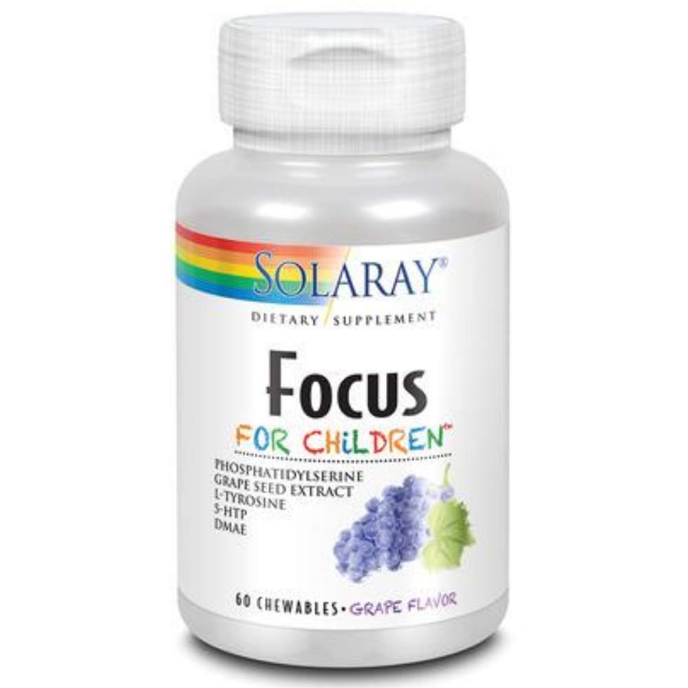 Solaray Focus for Children Supplements, 60 Count