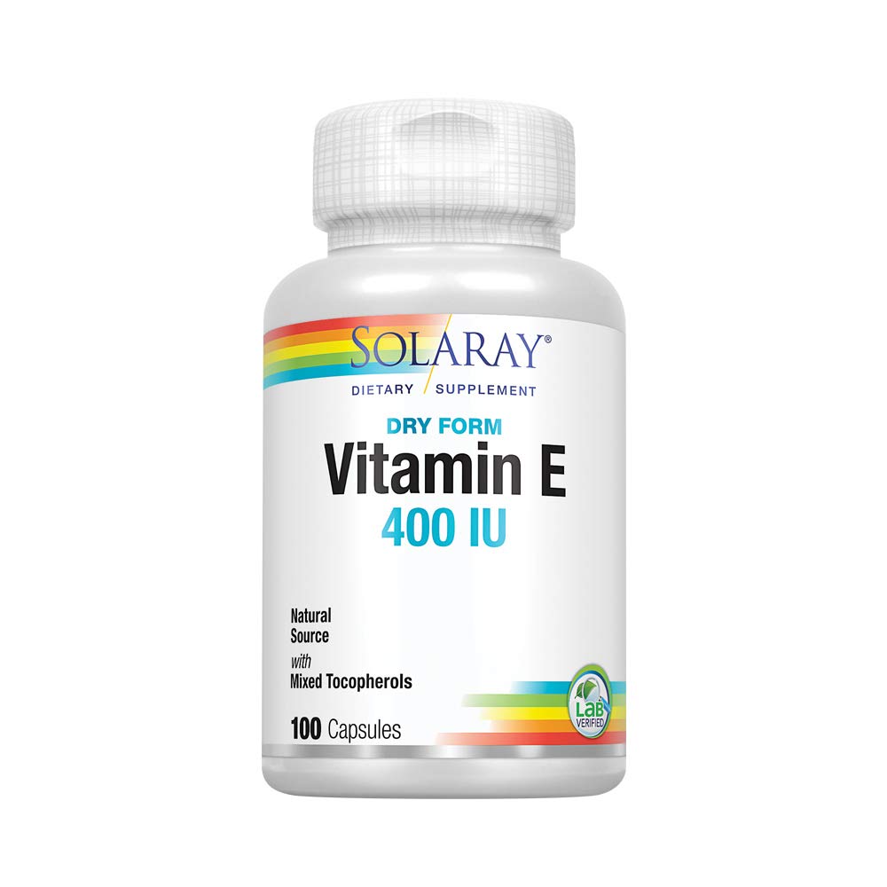 Solaray Vitamin E Dry E 100ct Capsule