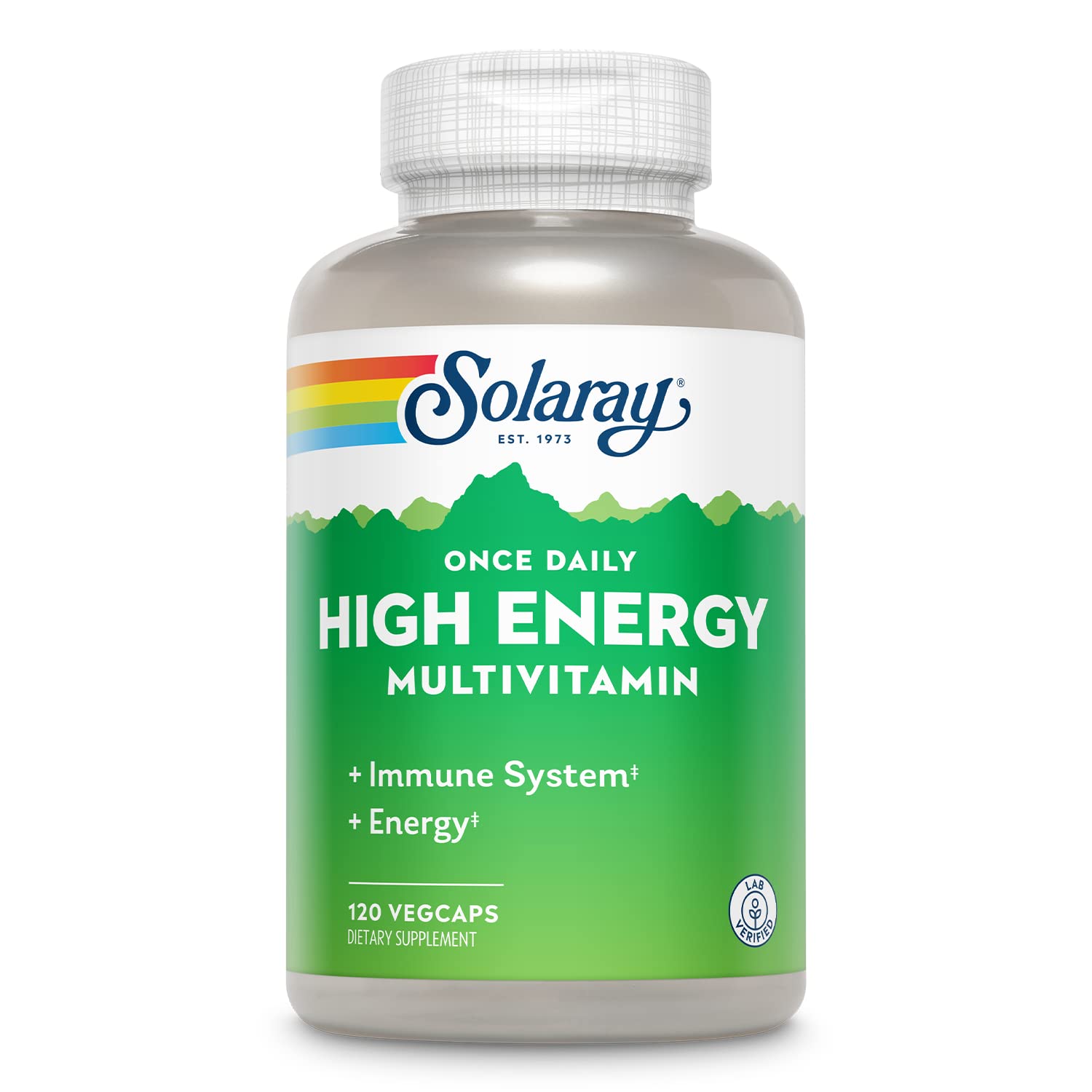 Solaray Once Daily High Energy Multi-Vitamin 120ct VegCap
