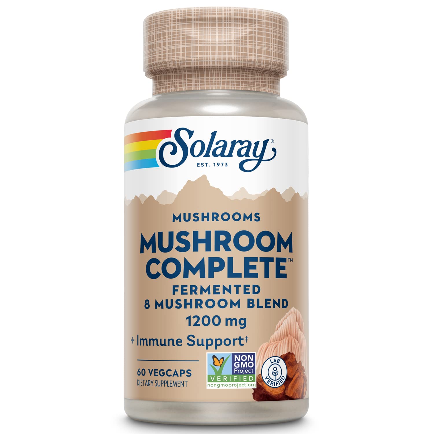 Solaray Organically Grown Fermented Mushroom Complete 60ct VegCap