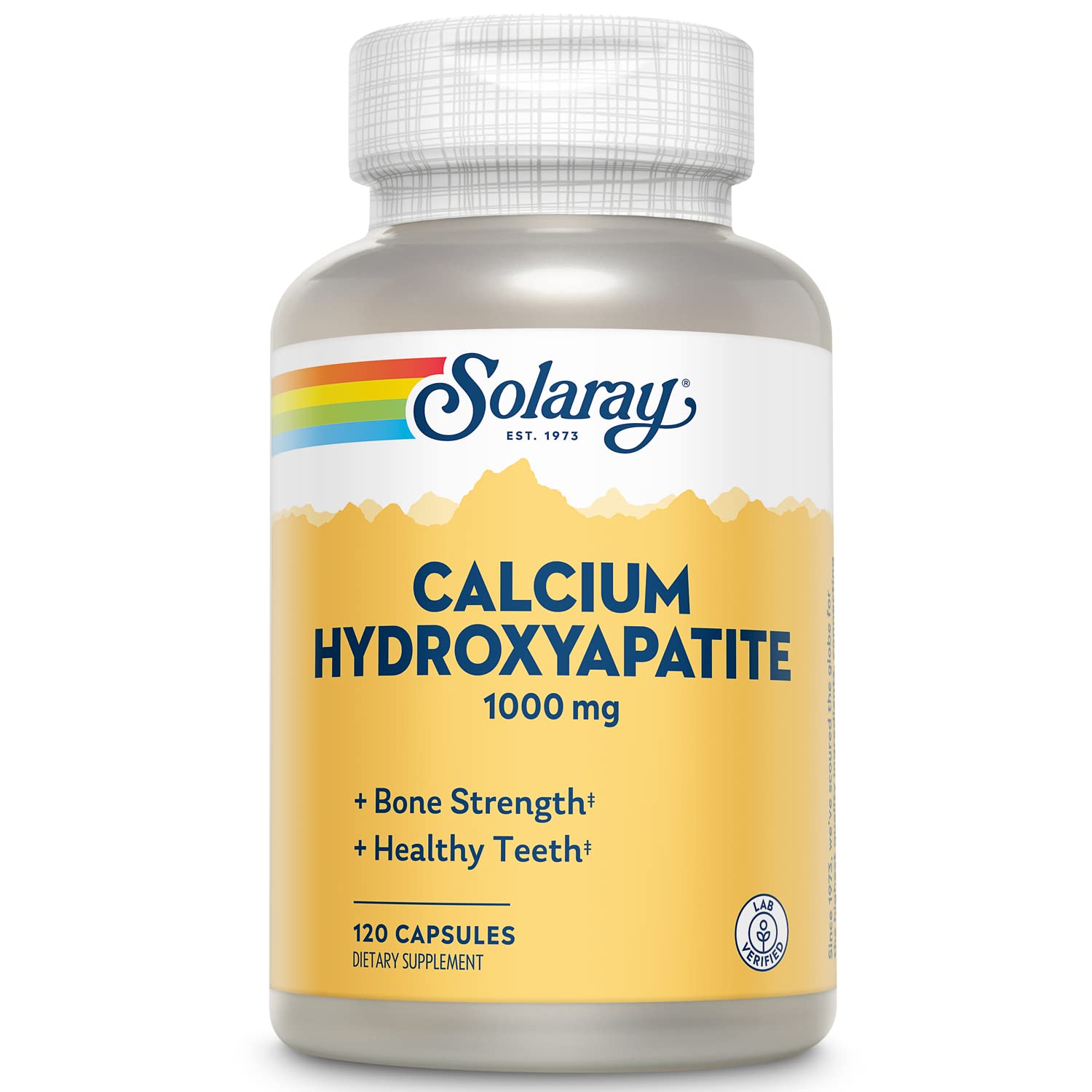 Solaray Hydroxyapatite (Calcium) 1000mg 120 Count