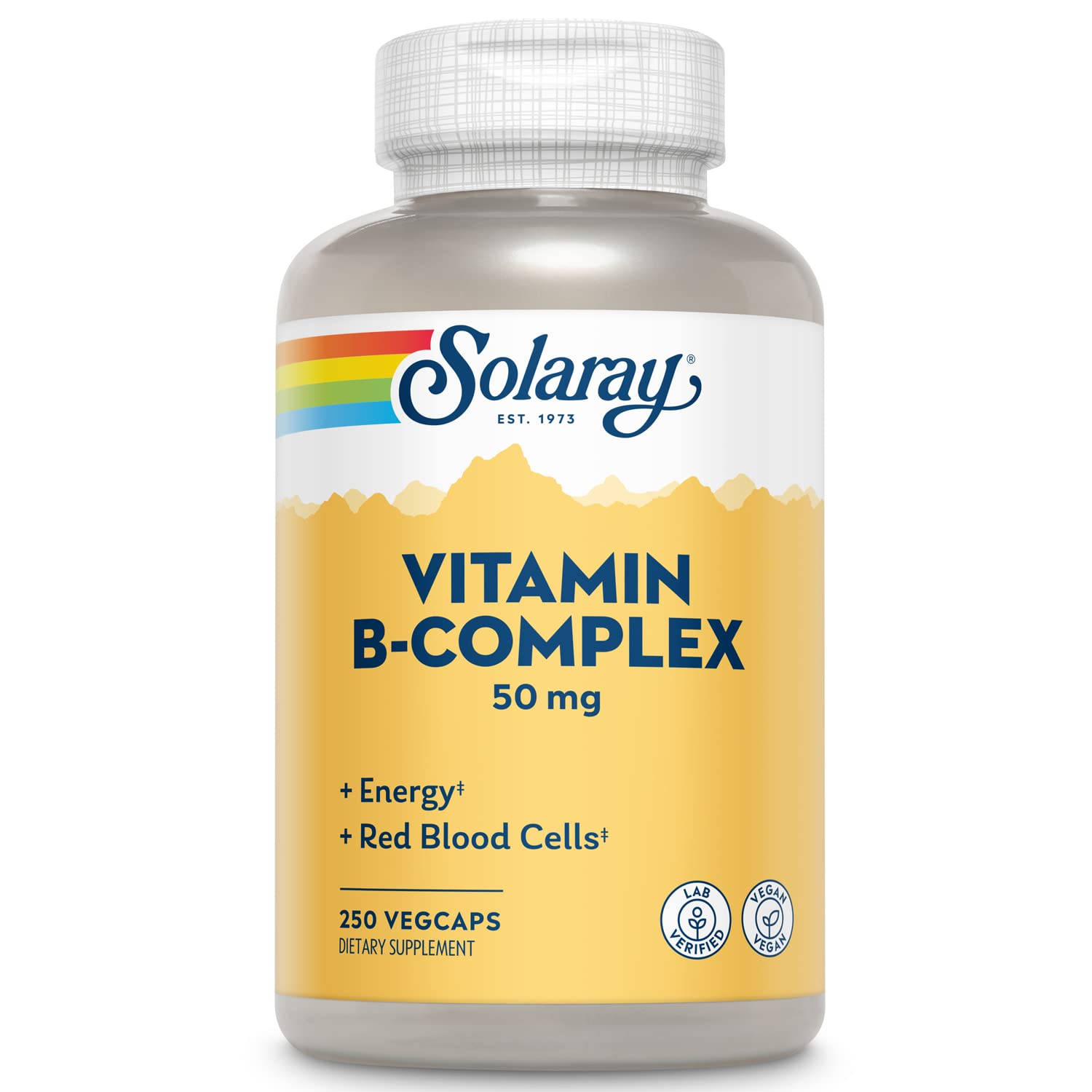 Solaray Vitamin B-Complex 50mg | 250 VegCaps