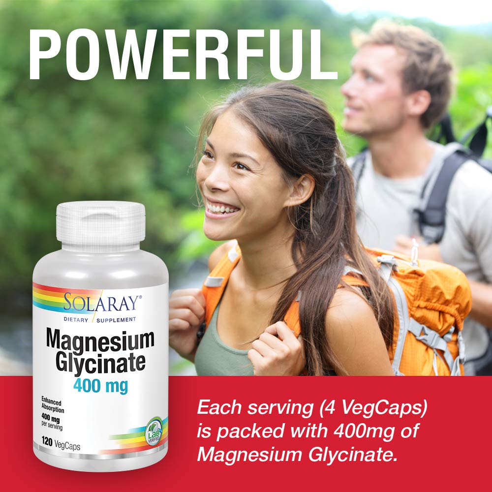 Solaray Magnesium Glycinate 120ct VegCap