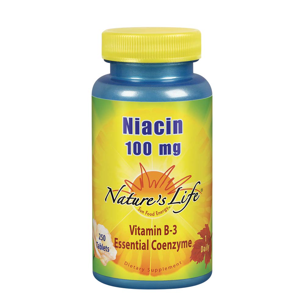 NaturesLife Niacin,100mg 250ct Tablet