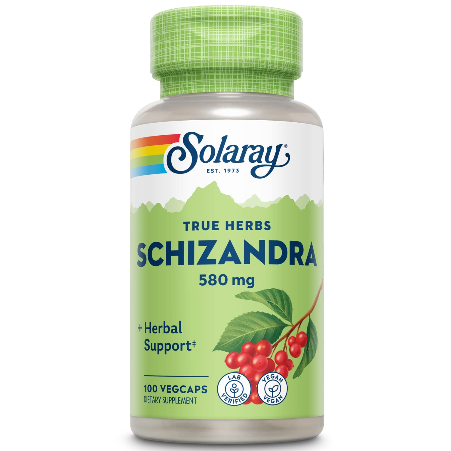 Solaray Schizandra Berries, 580 mg | 100 Count