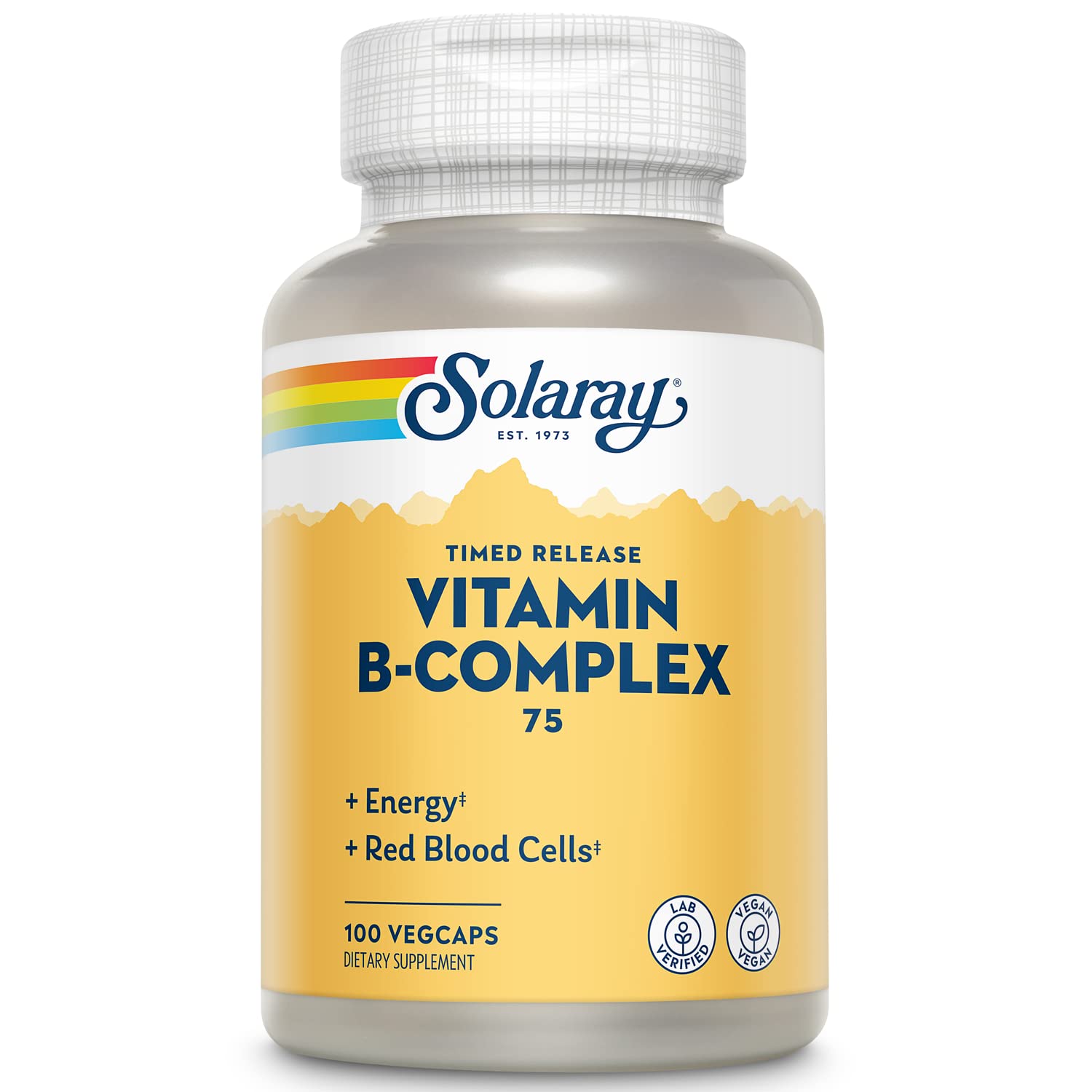 Solaray Vitamin B-Complex Timed-Release 100ct VegCap