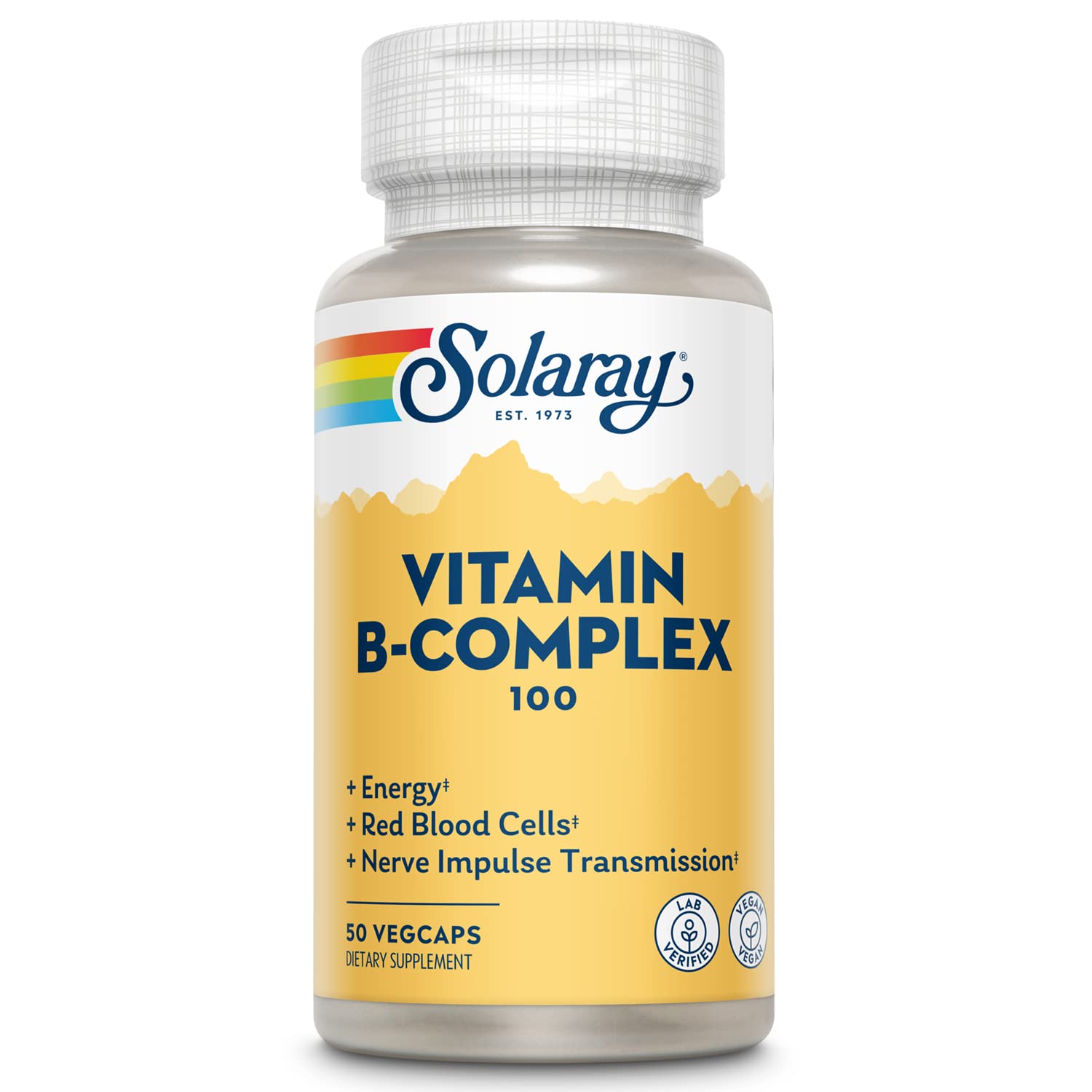 Solaray Vitamin B-Complex 100 - 50 VegCaps