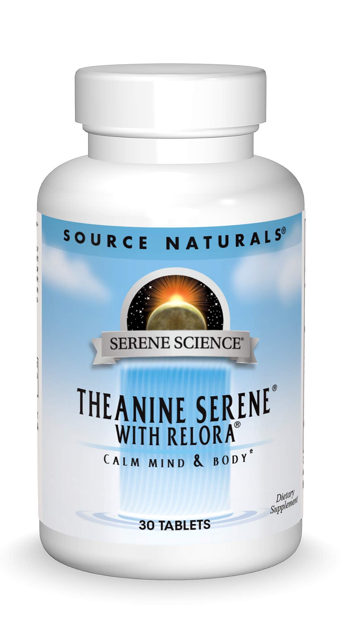 Source Naturals Serene Science Theanine Serene with Relora - Supports Stress Relief & Relaxation for A Calm Mind & Body - 30 Tablets
