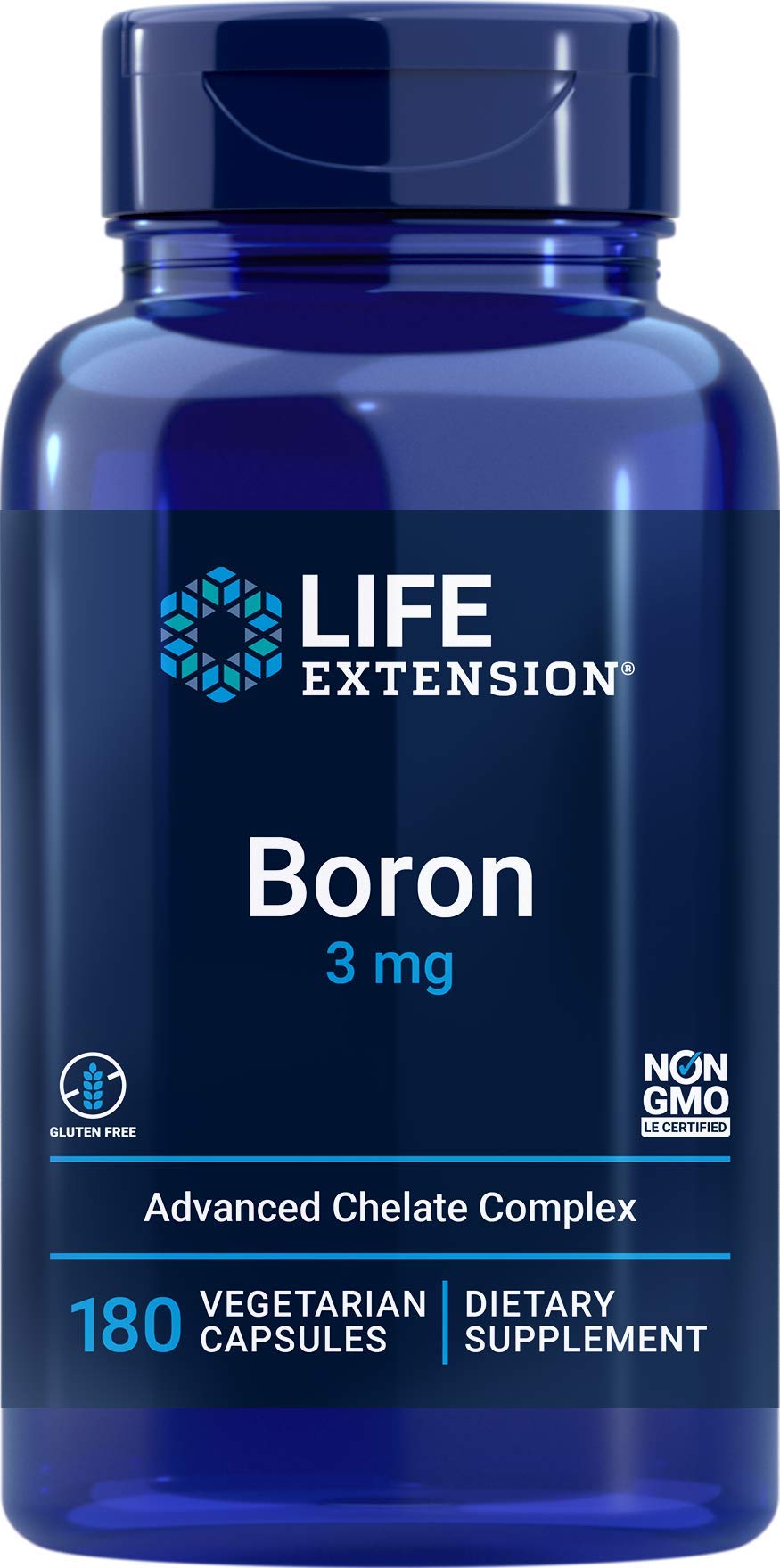 Life Extension Boron 3 mg, 180 Veg caps